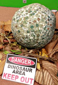 Paper Mache Balloon Dinosaur Egg