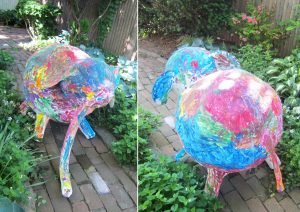 Paper Mache Balloon Elephant