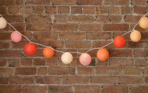 Paper Mache Balloon Garland