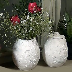 Paper Mache Balloon Vase
