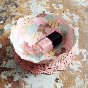 Paper Mache Confetti Bowl