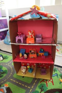 Recycled Cardboard Dollhouse