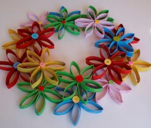 Toilet Paper Roll Flower Tutorial