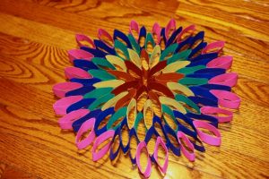 Toilet Paper Roll Flower for Kids