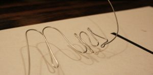 Wire Bending Letters