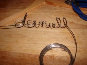 DIY Wire Letters