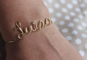 Wire Letters Jewelry