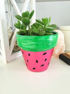 Hand Painted Flower Pot