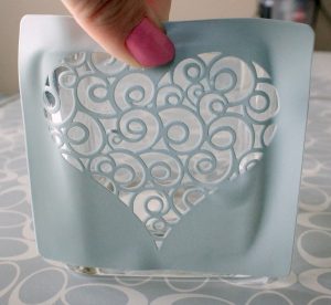 How to Make Glass Etching Stencil