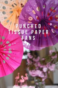 How to Make Tissue Paper Fans