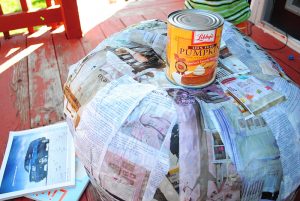 How to Make a Paper Mache Pumpkin