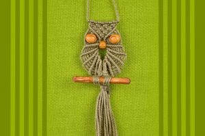 Macrame Owl Wall Hanging