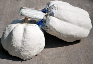 Paper Mache Clay Pumpkins