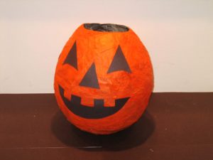 Paper Mache Pumpkin