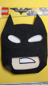 Paper Plate Batman Mask