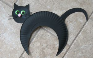 Paper Plate Cat Mask