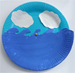 Paper Plate Dolphin Mask