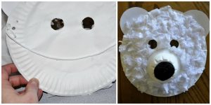 Paper Plate Face Masks