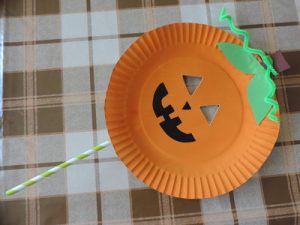 Paper Plate Halloween Mask