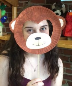 Paper Plate Monkey Mask