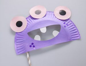 Paper Plate Monster Mask