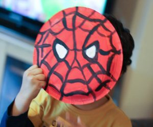 Paper Plate Super Hero Mask