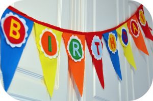 Bunting Birthday Banner