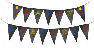 Chalkboard Bunting Banner