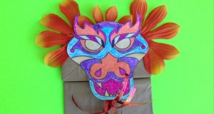 Dragon Paper Bag Puppet