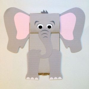 Elephant Paper Bag Puppet