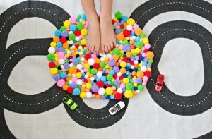 Felted Ball Rug