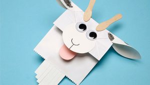 Goat Paper Bag Puppet