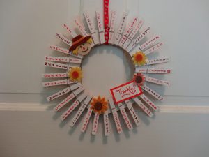 How to Make a Clothespin Wreath