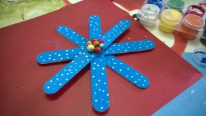 Large Popsicle Stick Snowflake