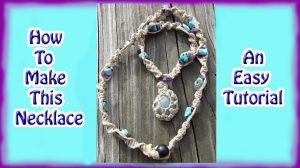 Macramé Necklace with Beads