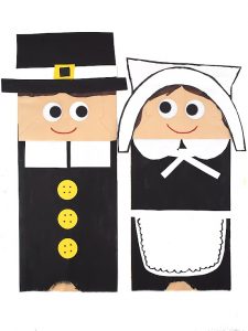 Pilgrim Paper Bag Puppets