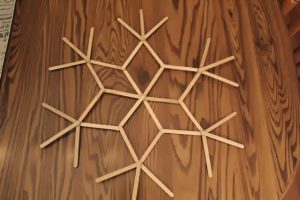 Popsicle Stick Snowflake Direction