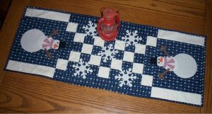 Quilted Winter Table Runners