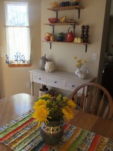 Rag Quilt Table Runner