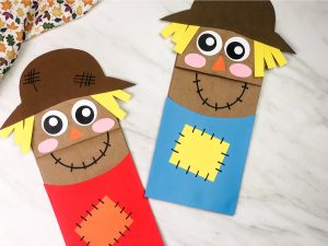 Scarecrow Paper Bag Puppet