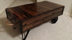 Trolley Cart Coffee Table