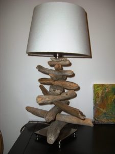 Vintage Driftwood Lamp