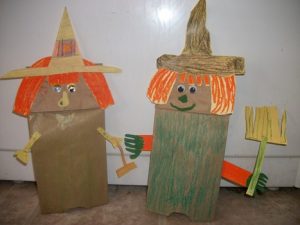 Witch Paper Bag Puppet