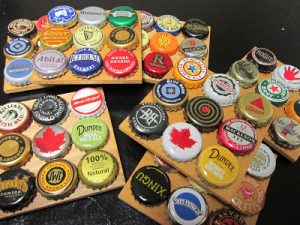 Beer Bottle Cap Coasters