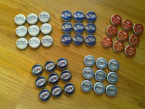 Bottle Cap Coaster Idea