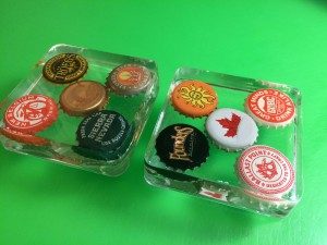 Bottle Cap Coasters Resin