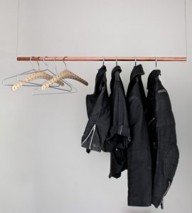 Brass Pipe Clothing Rack