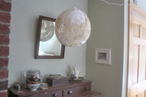 Crochet Doily Lamp