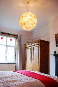 Doily Ball Lamp