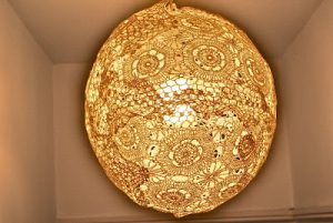 Doily Lamp Instructions